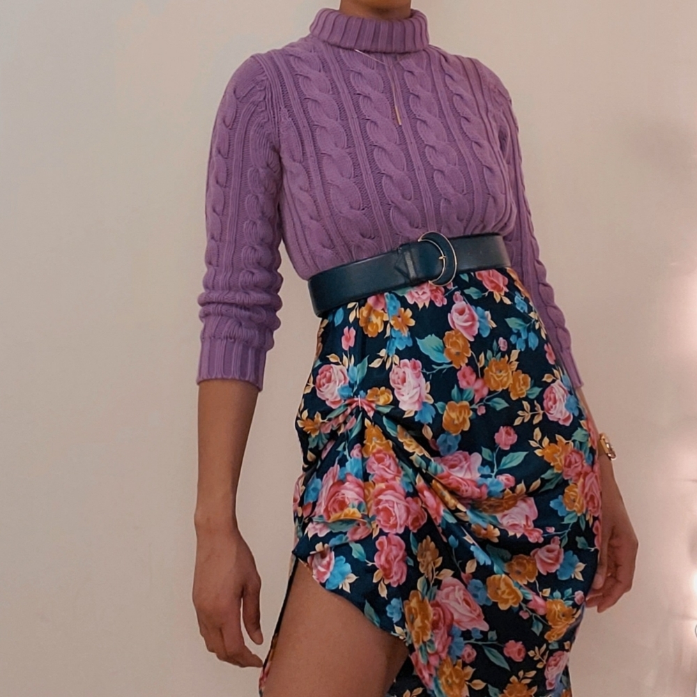 Ann Taylor Vintage Cable-Knit Turtleneck - Picture 1 of 6
